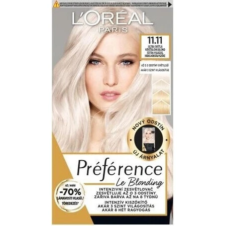 L'Oréal Paris Preférencia Le Blonding Ультралегкий прохолодний кришталевий блонд 1×180 мл: ціни та характеристики