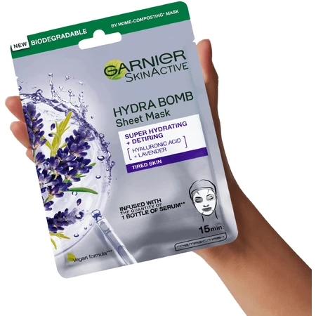 Льняная маска Garnier Hydra Bomb: цены и характеристики