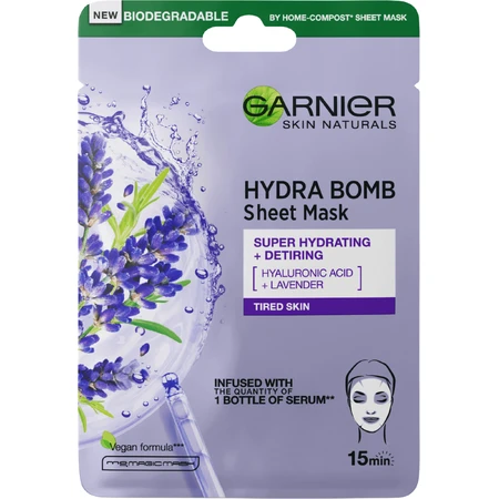 Льняная маска Garnier Hydra Bomb: цены и характеристики