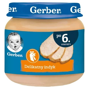 Gerber Обед, нежная индейка, после 6 месяцев, 80 г