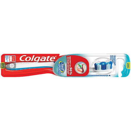 Зубні щітки Colgate 360 ° Clean середньої жорсткості