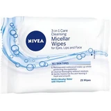 Nivea Мицеллярные очищающие салфетки 3 в 1 25 шт