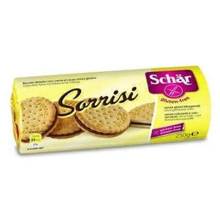 Печиво з безглютеновим какао-кремом, 250 г, Dr. Schar