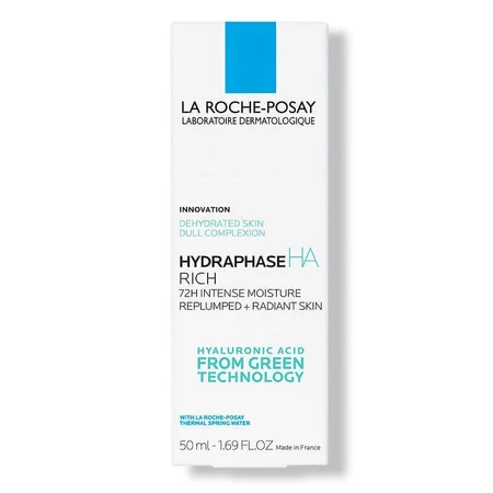 La Roche-Posay Hydraphase HA Rich Інтенсивний зволожуючий крем для сухої та чутливої шкіри 72 години, 50 мл: ціни та характеристики