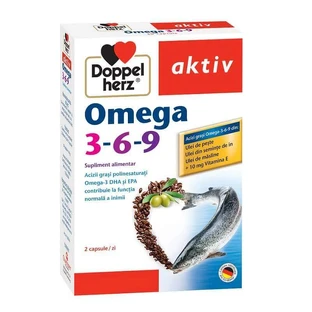 Омега 3-6-9 + вітамін Е Doppelherz Omega 3-6-9 + vitamina E, 30 капсул