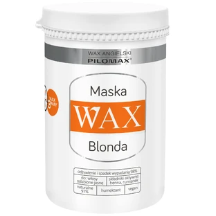 Увлажняющая маска Wax Blonde от выпадения волос для необработанных светлых волос, 480 мл