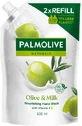 Palmolive, молочное и оливковое жидкое мыло, запас, 500 мл