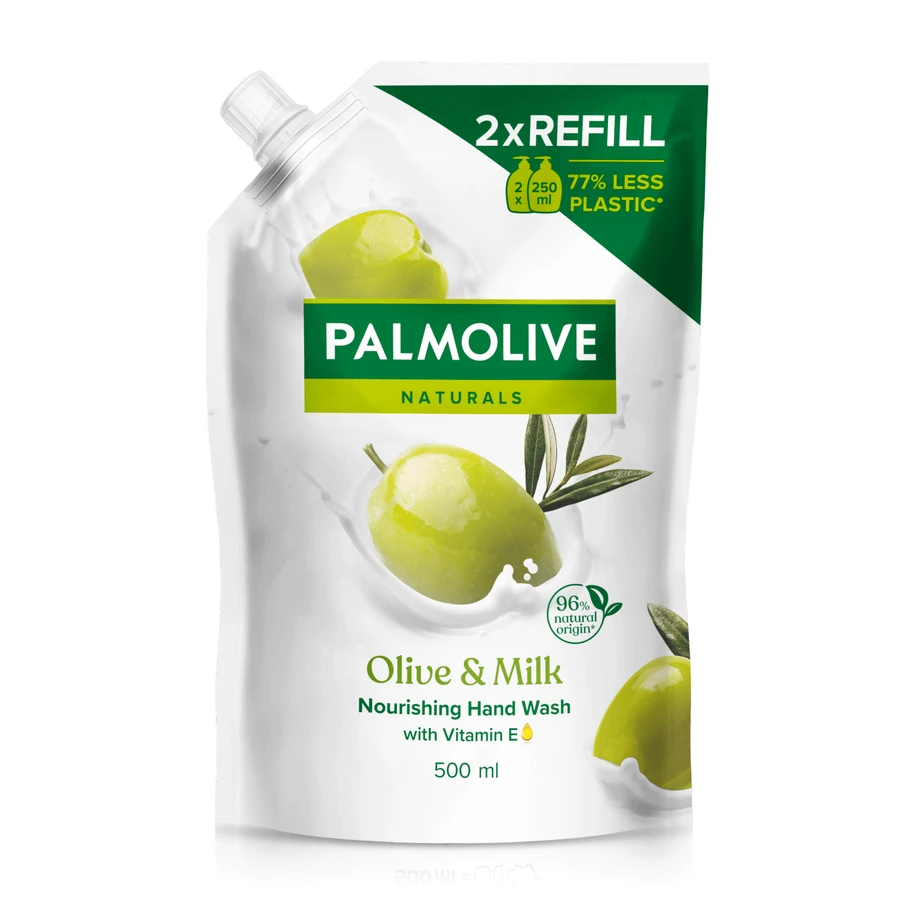 Palmolive, молочное и оливковое жидкое мыло, запас, 500 мл: цены и характеристики