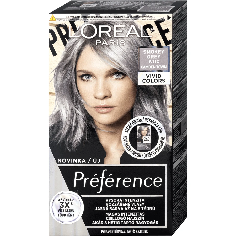 L'Oréal Paris Préférence Vivid Colors стійка фарба для волосся 9.112 Camden Town 150 мл: ціни та характеристики