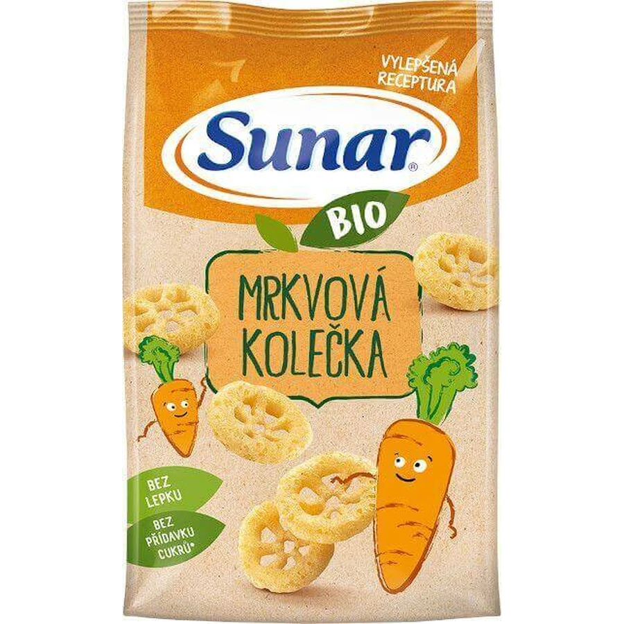 Sunar Органическая морковь для детей хрустящая 45 г: цены и характеристики