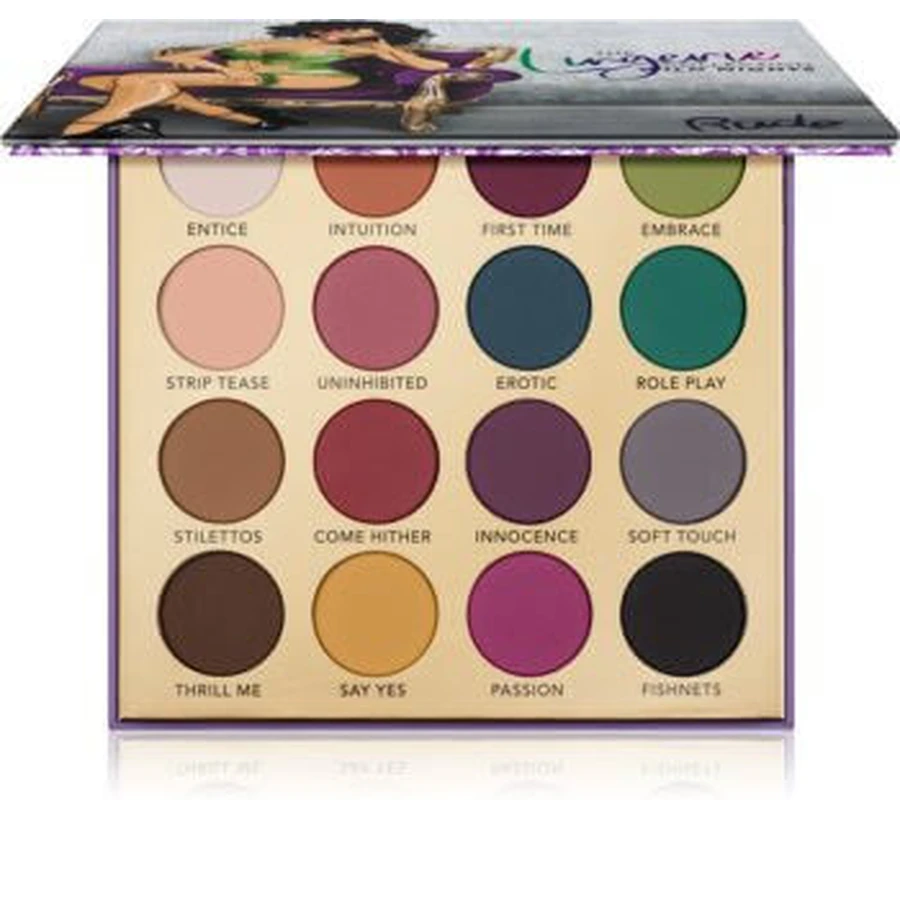 Палітра тіней Kiss Crown Eyeshadow Palette, The Lingerie Wild Nights, 16 матових тіней: ціни та характеристики