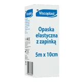 Вископласт, эластичный бинт с заминкой, 5 м х 10 см, 1 шт.
