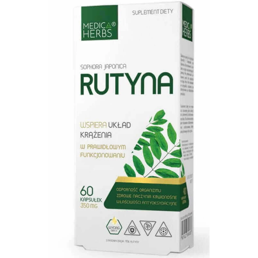 Рутин 350 мг, 60 капсул Medica Herbs: ціни та характеристики