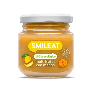 Органічне фруктове пюре з манго, +4 місяці, 130 г, Smileat