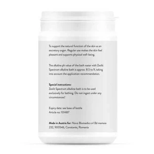 Щелочная соль для ванн Zeolit Spectrum, 800 г, Novo Biomedics