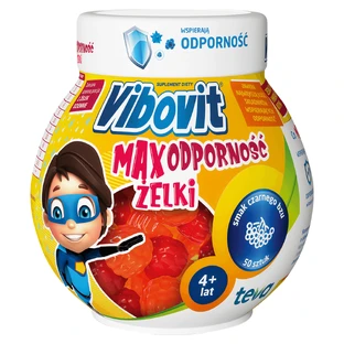 Vibovit Max Odporno elki, старше 4 лет, со вкусом бузины, 50 шт.