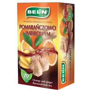 Апельсиново-імбирний чай Belin Fruit, 2 г х 20 пакетиків
