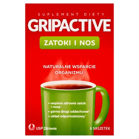 Грипактив Синусы и нос, 6 саше ДЕФЕКТИРОВАННАЯ УПАКОВКА: цены и характеристики