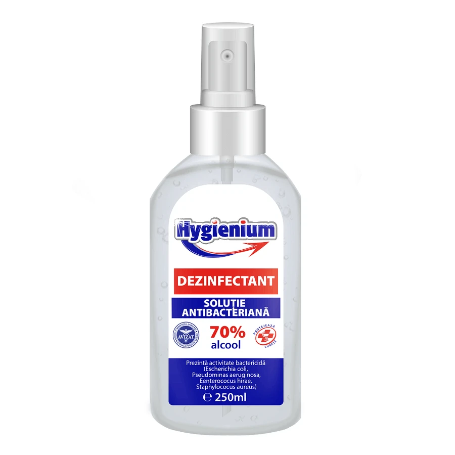 Антибактеріальний розчин з 70% спиртом, 250 мл, Hygienium: ціни та характеристики