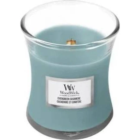 WoodWick Small Evergreen Cashmere 1×85 г, ароматична свічка: ціни та характеристики