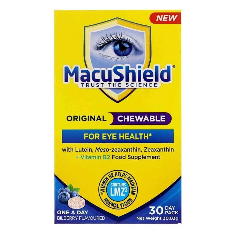 Macu Shield Chewable, 30 ородиспергируемых капсул, Macu Vision: цены и характеристики