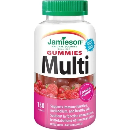 Jamieson Multi Gummies для жінок 130шт 1×130 тбл, дієтична добавка: ціни та характеристики