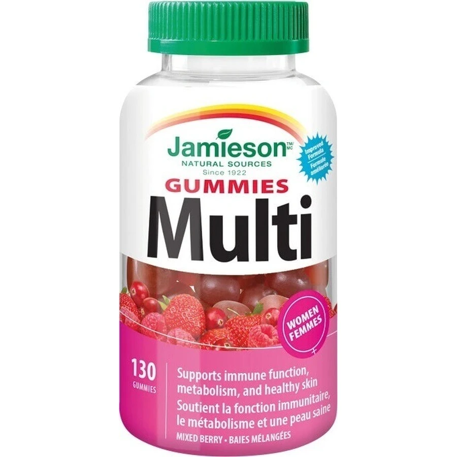 Jamieson Multi Gummies для жінок 130шт 1×130 тбл, дієтична добавка: ціни та характеристики