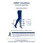 Jobst Ultra Sheer, компрессионные носки, CCL2, закрытый носок, размер 4, натуральный: цены и характеристики