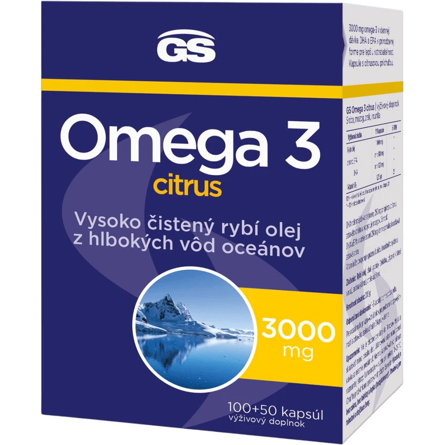 GS Омега 3 Цитрусові 100+50 капсул: ціни та характеристики