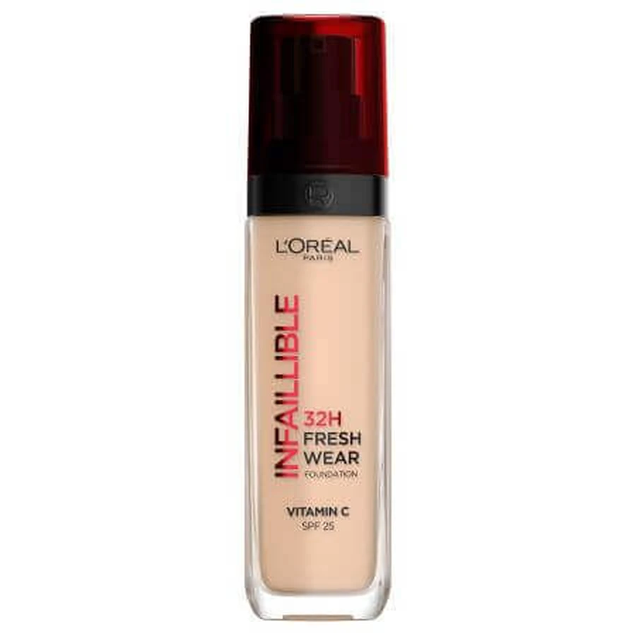 Тональна основа під макіяж Infaillible 32H Fresh Wear, 135 Light-Medium, 30 мл, Loreal Paris: ціни та характеристики