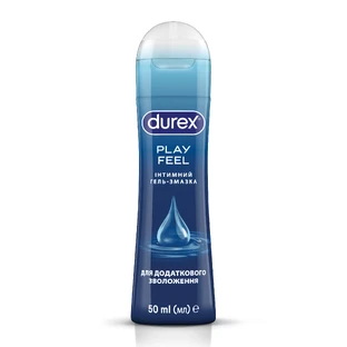 Інтимний гель-змазка DUREX® Play Feel для додаткового зволоження (лубрикант), 50 мл 