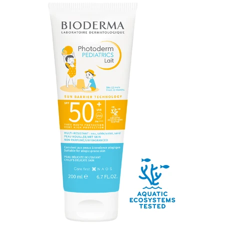 Bioderma Photoderm Pediatrics, захисне молочко для дітей, SPF 50+, від 1 року, 200 мл.: ціни та характеристики