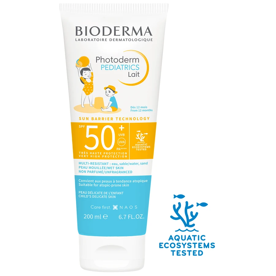 Bioderma Photoderm Pediatrics, захисне молочко для дітей, SPF 50+, від 1 року, 200 мл.: ціни та характеристики