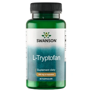 Swanson L-Tryptophan, L-триптофан 500 мг, 60 капсул