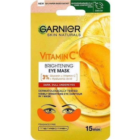 Garnier Skin Naturals Маска для освітлення шкіри навколо очей з вітаміном С 1×5 г, маска для очей: ціни та характеристики