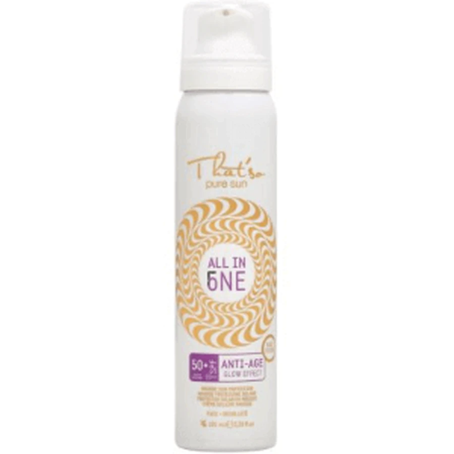 THAT'SO Пенка с UVA/UVB защитой SPF 50+ Antiage 100 мл: цены и характеристики