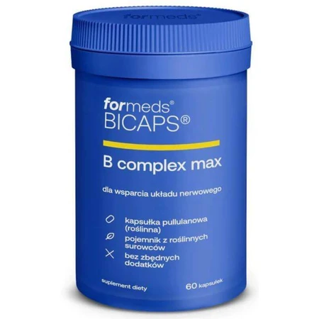 Bicaps B Complex Max 60 капсул Formeds: цены и характеристики