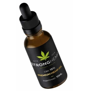 Конопляна олія CBD 15% преміум-класу 10 мл Strong Hemp