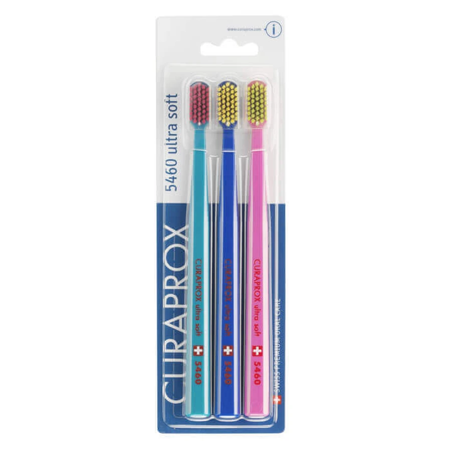 Curaprox, зубна щітка CS 5460, ультра м'яка, 3 шт.: ціни та характеристики
