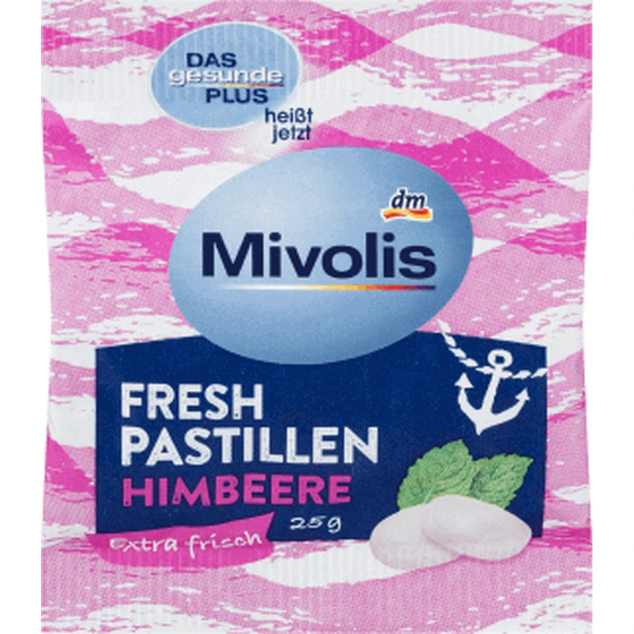 Конфеты Mivolis Свежее дыхание, малина, 25 г: цены и характеристики