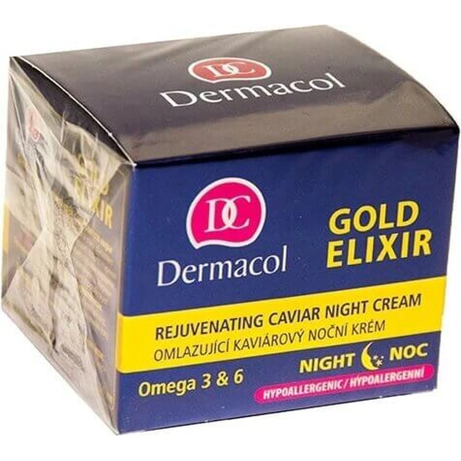 DERMACOL GOLD ELIXIR Night Cream 1×50 мл, нічний крем: ціни та характеристики