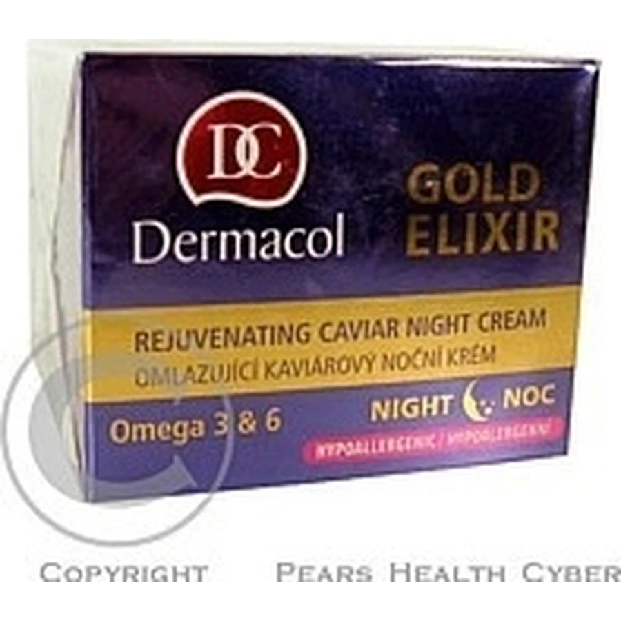DERMACOL GOLD ELIXIR Night Cream 1×50 мл, нічний крем: ціни та характеристики