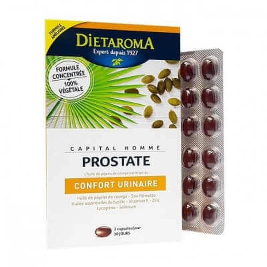 Prostate Capital Homme, 60 капсул, Dietaroma: цены и характеристики