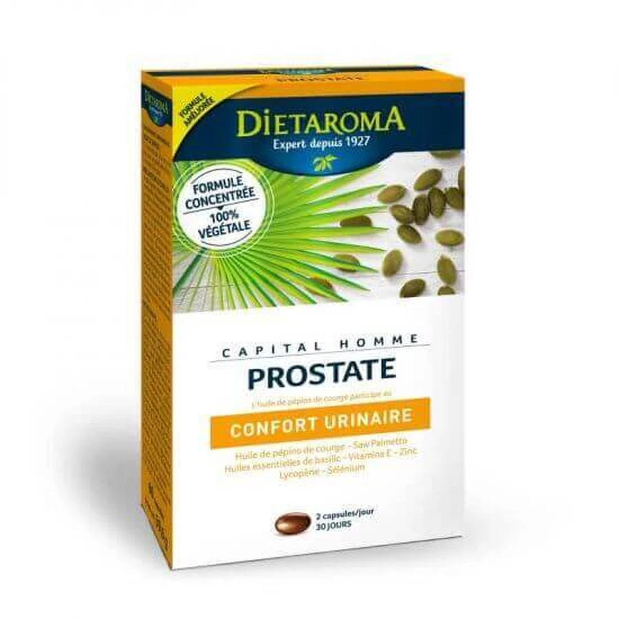Prostate Capital Homme, 60 капсул, Dietaroma: цены и характеристики