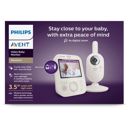 Відеоняня Philips Avent SCD891/26: ціни та характеристики