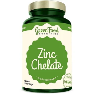 GreenFood Nutrition Хелат цинка 1×90 капс, пищевая добавка