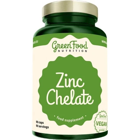 GreenFood Nutrition Хелат цинка 1×90 капс, пищевая добавка: цены и характеристики