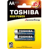 Алкалиновые батарейки Toshiba R6-AA, 1 шт.
