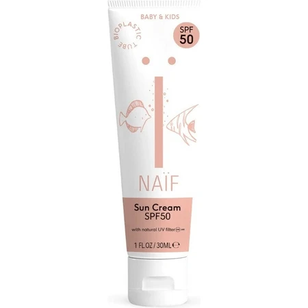NAÏF Защитный солнцезащитный крем SPF 50 для детей и младенцев 1×30 мл, солнцезащитный крем: цены и характеристики