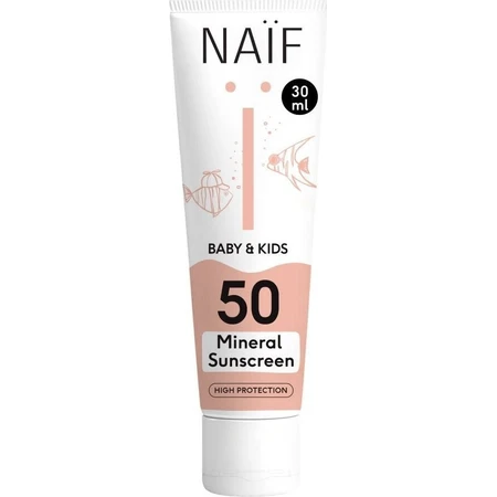 NAÏF Защитный солнцезащитный крем SPF 50 для детей и младенцев 1×30 мл, солнцезащитный крем: цены и характеристики